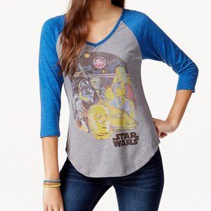Star Wars Women’s Vintage Heather Raglan Shirt
